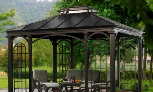 min gazebo in ferro